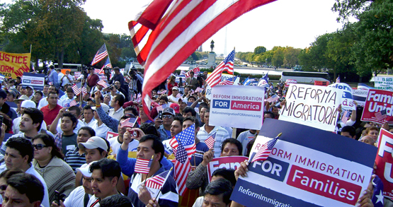 Immigration Rally Shatters <br />Attendance Expectations