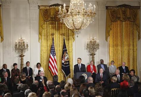 OBAMA HONORS RIGHTS PIONEERS 