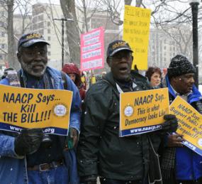 NAACP JOINS WISCONSIN FRAY