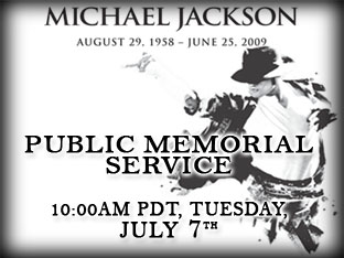 Michael Jackson Public Memorial