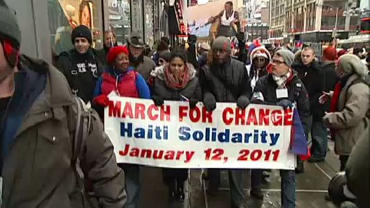 Haitians Take To The Streets In NYC