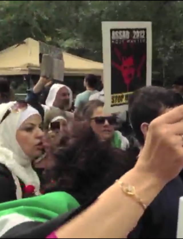 NYC Protestors Want Assad To Go