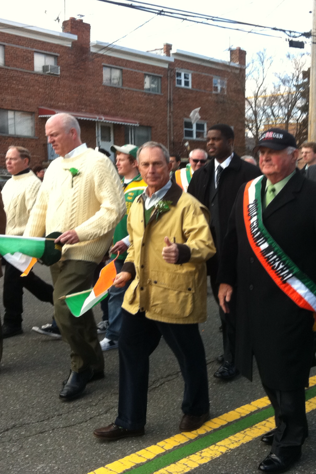 New York St. Patricks Day parade
NYC Mayor Michael Bloomberg
Bronx parade
